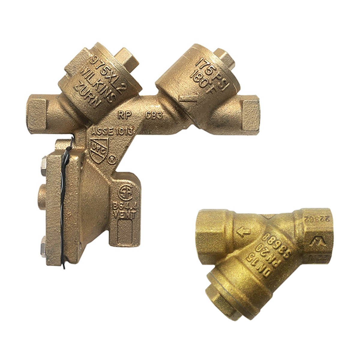 新品　未開封　Risco Connection 2LP Zurn Wilkins - 975LXL Series - Backflow Preventer - 15mm - Deeco