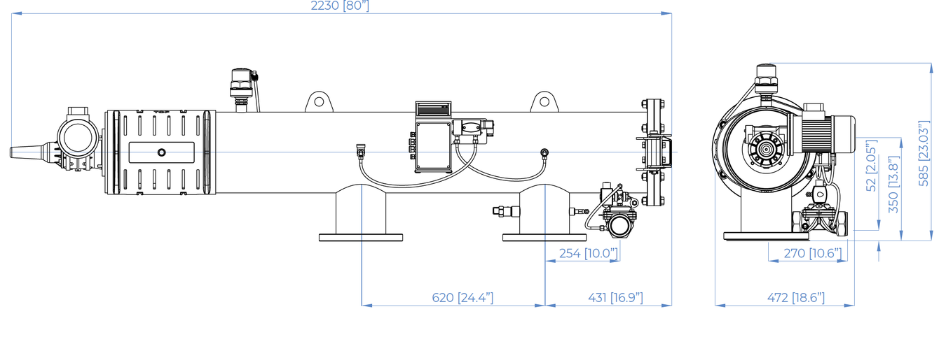 Amiad - Saf-X - 4500 - Dimensions