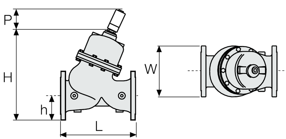 Bermad- 800 - Dimensions and Weights - Image