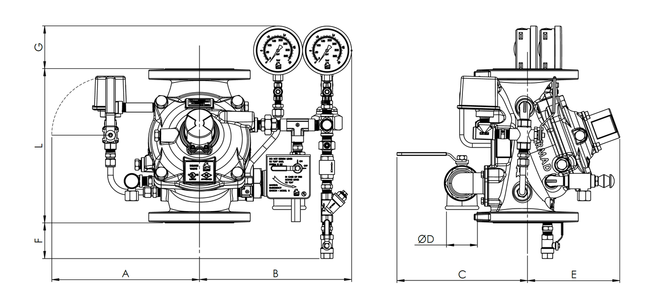 Deeco - Bermad - FP-400Y-5D - Technical Specifications